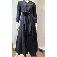 S MAX MARA WOMEN'S SMM AMBRA COTTON DETAIL DENIM DRESS WITH BELT SAMPLE SZ 8