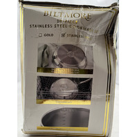 BILTMORE 10 PIECE STAINLESS STEEL COOKWARE SET WITH TRI-PLY BASE