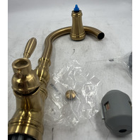 MOEN S73004BG WEYMOUTH ONE HANDLE HIGH ARC PULLDOWN KITCHEN FAUCET BRUSHED GOLD