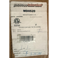 POWERBLANKET MD0520 5' X 20' MULTI DUTY ELECTRIC HEATED CONCRETE CURING BLANKET