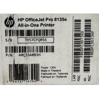 HP OFFICEJET PRO 8135E ALL IN ONE WIRELESS PRINTER 40Q35A#B1H