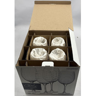 MIKASA CHEERS SW910-403 SET OF 4 16 OZ FINE EUROPEAN CRYSTAL WHITE WINE GLASSES