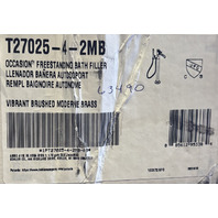 KOHLER T27025-4-2MB OCCASION FREESTAND BATH FILLER VIBRANT BRUSHED MODERN BRASS