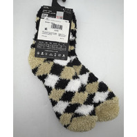 LOT OF 2 FORBAREFEET APPAREL 109 DIAMOND COLORADO BUFFALOES FUZZY SOCKS OSFM