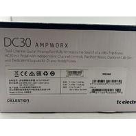 TC ELECTRONIC DC30 AMPWORX GUITAR PREAMP PEDAL WITH CHANNEL CONTROLS