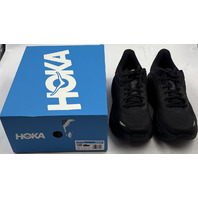 HOKA BONDI 9 1162011 BBLC MENS SIZE 12 12D BLACK/BLACK MESH CUSHIONED 46 2/3