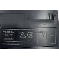 TOSHIBA T-FC210U-Y ORIGINAL & GENUINE YELLOW TONER CARTRIDGE