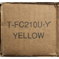 TOSHIBA T-FC210U-Y ORIGINAL & GENUINE YELLOW TONER CARTRIDGE