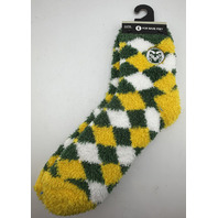 FORBAREFEET APPAREL 109 DIAMOND COLORADO STATE RAMS FUZZY SOCKS OSFM