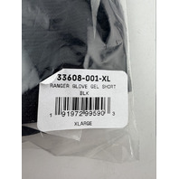 FOX RACING MEN'S RANGER GLOVE GEL SHORT SZ X-LARGE BLACK 33608-001-XL