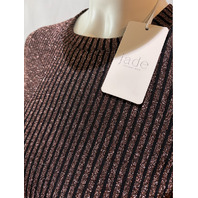 JOHNNY WAS WOMEN'S JENNA METALLIC TUNIC BRONZE TOP L20825 SZ SMALL S