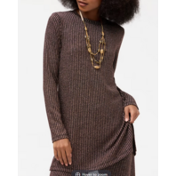 JOHNNY WAS WOMEN'S JENNA METALLIC TUNIC BRONZE TOP L20825 SZ SMALL S