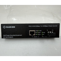 BLACK BOX LPS500A-MM-LC-R3 10/100/1000BT POE MEDIUM CONVERTER MMLC