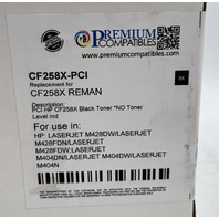 PREMIUM COMPATIBLES CF-258X-PCI BLACK TONER CARTRIDGE REPLACEMENT FOR HP CF258X REMAN