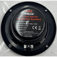 PYLE PLMR60B DUAL CONE WATERPROOF STEREO SPEAKER SYSTEM BLACK