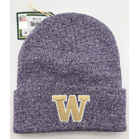 LOT OF 4 LEGACY92 KNC01 ADULT CUFF BEANIE PRUPLE MARBLE WASHINGTON HUSKIES