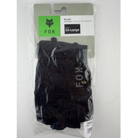 FOX RACING MEN'S RANGER GLOVE GEL SHORT SZ 2X LARGE BLACK 33608-001-2XL