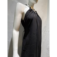MAX MARA WOMEN'S FLOWING ENVERS SATIN JUMPSUIT MXM ALAMARO SAMPLE SIZE 8 NWT
