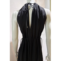 MAX MARA WOMEN'S FLOWING ENVERS SATIN JUMPSUIT MXM ALAMARO SAMPLE SIZE 8 NWT