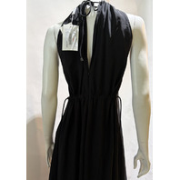 MAX MARA WOMEN'S FLOWING ENVERS SATIN JUMPSUIT MXM ALAMARO SAMPLE SIZE 8 NWT