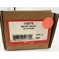 BELL & GOSSETT 110775 1 X 1 #1170-95 ASME SAFETY RELIEF VALVE E61
