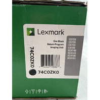 LEMARK 74C0ZK0 UNISON BLACK TONER IMAGING UNIT/DRUM
