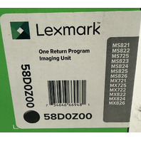GENUINE LEXMARK 58D0Z00 BLACK ONE RETURN PROGRAM IMAGING UNIT
