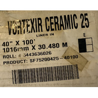 SOLARGARD VORTEXIR CERAMIC 25% SF75200425-40100 LINER IN 40" X 100FT WINDOW FILM