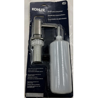 KOHLER 35760-VS GRAZE VIBRANT STAINLESS STEEL DECK MOUNTED 16OZ SOAP DISPENSER