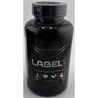 LOT OF 4 LABELX ADVANCED MUSCLE BUILDING SUPPORT W/ 60 CAPSULES EACH EXP 03/27