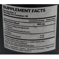 LOT OF 4 LABELX ADVANCED MUSCLE BUILDING SUPPORT W/ 60 CAPSULES EACH EXP 03/27