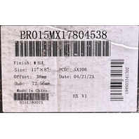 BLACK RHINO BRO15MX17804538 17X8 5X108MM +38MM 72.56MM MATTE BLACK FINISH