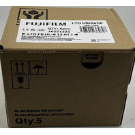 LOT OF 5 FUJIFILM LTO ULTRIUM 8 LTO-8 16551221 STORAGE BACKUP TAPE