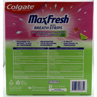 4 PACK COLGATE MAXFRESH TOOTHPASTE W/BREATH STRIPS WATERMELON BLAST /CITRUS 6/27