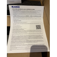 BLANCO LIVEN 33" SUPER SINGLE BOWL DUAL MOUNT SINK 443196 COLOR CINDER