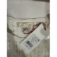 LOVE SHACK FANCY PERIDOT STRETCH POINTELLE CARDIGAN K2154-3143 SIZE L LARGE