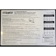 CHANNEL LOCK RT-3 3-PIECE CONVERTIBLE RETAINING RING PLIER SET 6.25" 8" 10" BLUE