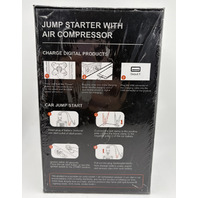 JUMP STARTER & AIR COMPRESSOR RS5 5000A 160 PSI POWER BANK PORTABLE