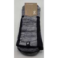 ON CLOUD EXPLORER MERINO MENS HIKING SOCKS BLACK/GLACIER XL CREW CUT