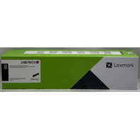GENUINE LEXMARK 24B7603 ONE MAGENTA RETURN PROGRAM TONER CARTRIDGE