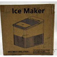 EUHOMY PORTABLE ICE MAKER WITH POWER CHORD AND ICE SCOOP IM021-BBL-USZX