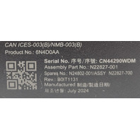 HP G5 6N4D0AA MONITOR N22827-001 23.8" FHD USC-C HDMI & DP DISPLAYPORT