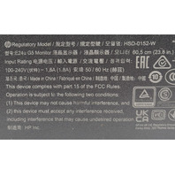 HP G5 6N4D0AA MONITOR N22827-001 23.8" FHD USC-C HDMI & DP DISPLAYPORT