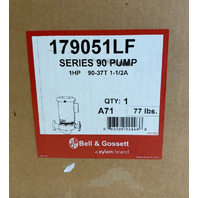 BELL & GOSSETT 179051LF SERIES 90 CENTRIFUGAL PUMP 90-37T 1HP 1-1/2A