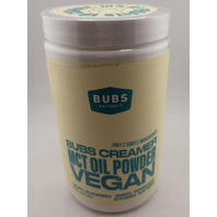 BUBS NATURALS BUBS CREAMER MCT OIL POWDER VEGAN FRIENDLY UNFLAVORED EXP:03/2027