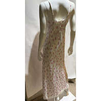 LOVE SHACK FANCY MANUELA HEIRLOOM PRINT SLIP DRESS STERLING DUSK D2171-3306 SZ M
