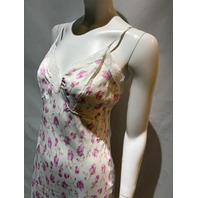 LOVE SHACK FANCY MANUELA HEIRLOOM PRINT SLIP DRESS STERLING DUSK D2171-3306 SZ M