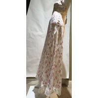 LOVE SHACK FANCY MANUELA HEIRLOOM PRINT SLIP DRESS STERLING DUSK D2171-3306 SZ M