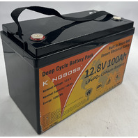 KINGBOSS KTQG-12100 DEEP CYCLE BATTERY PACK 12.8V 100AH LIFEPO4 LITHIUM BATTERY