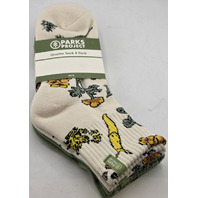 PARKS PROJECT FOREST FORAGER UNISEX QUARTER SOCK 2 PACK XS/S